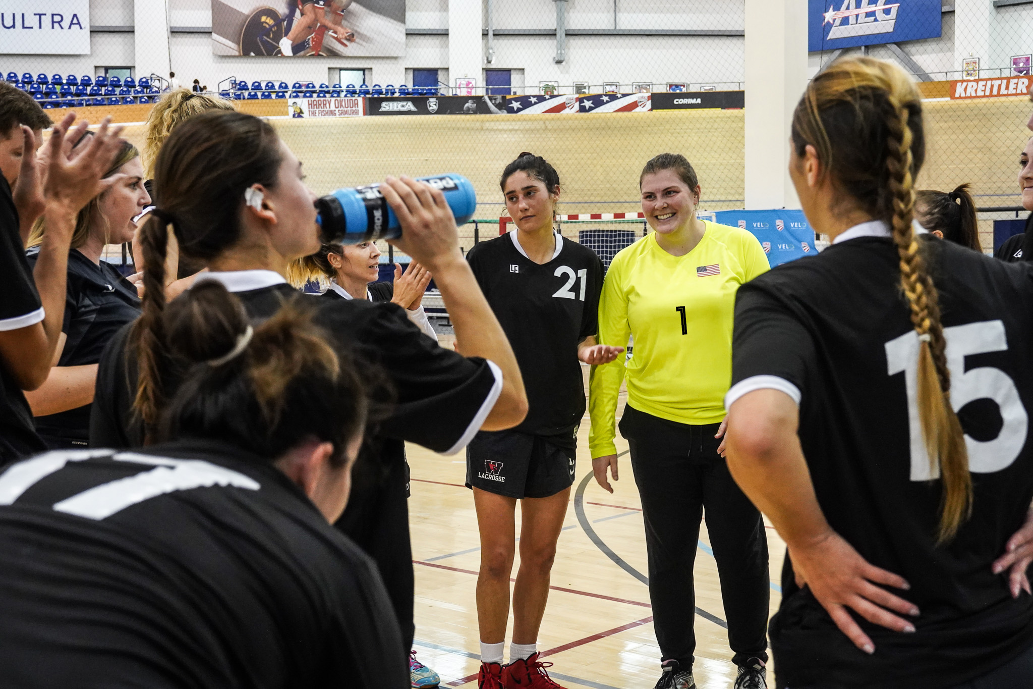 SoCal Handball Club team huddle
